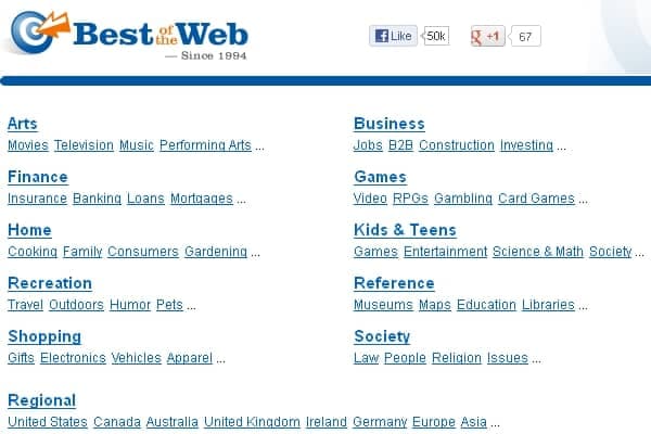 Good Web Directories