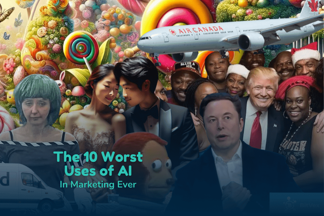 a compilation of AI marketing fails