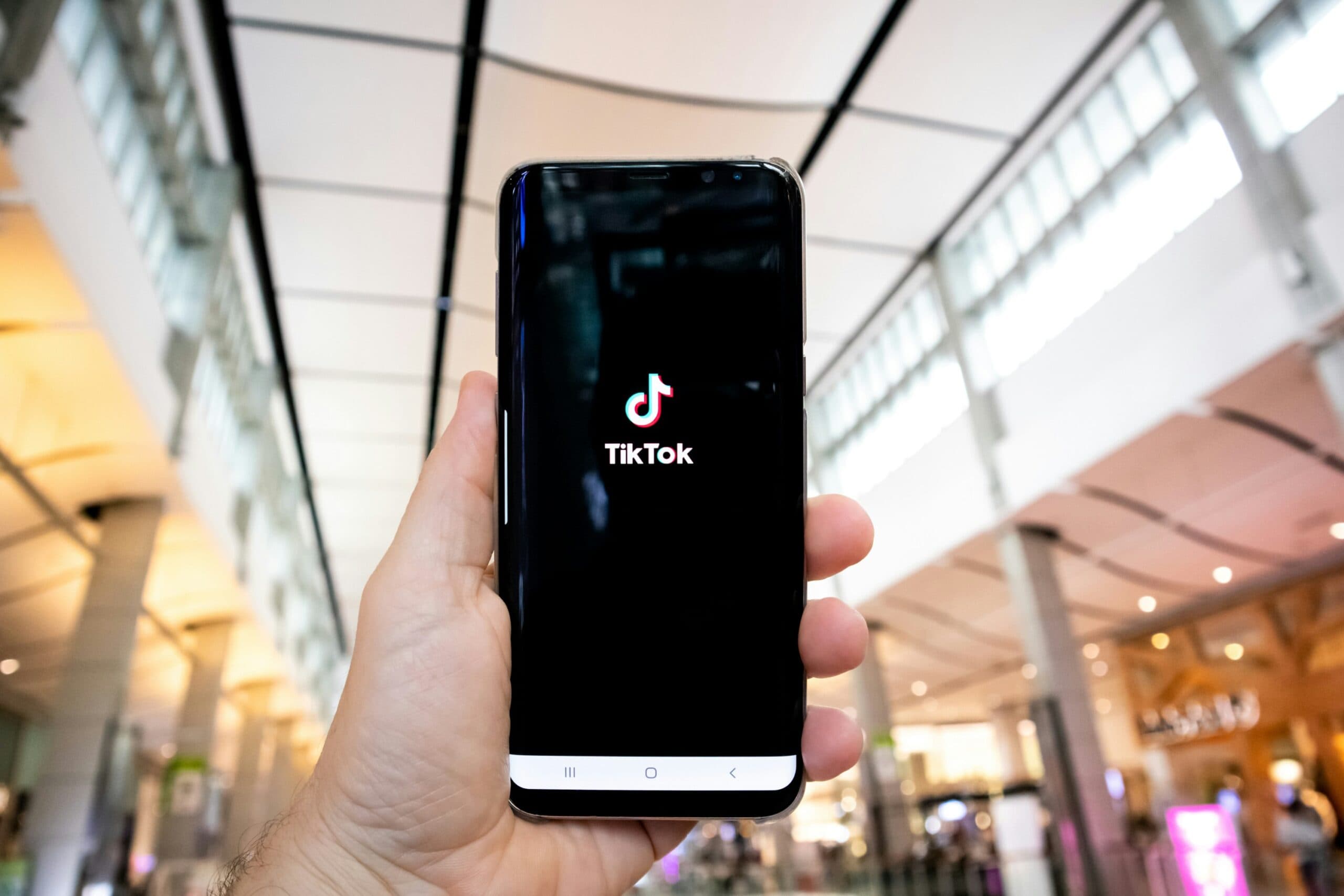 tiktok on a phone