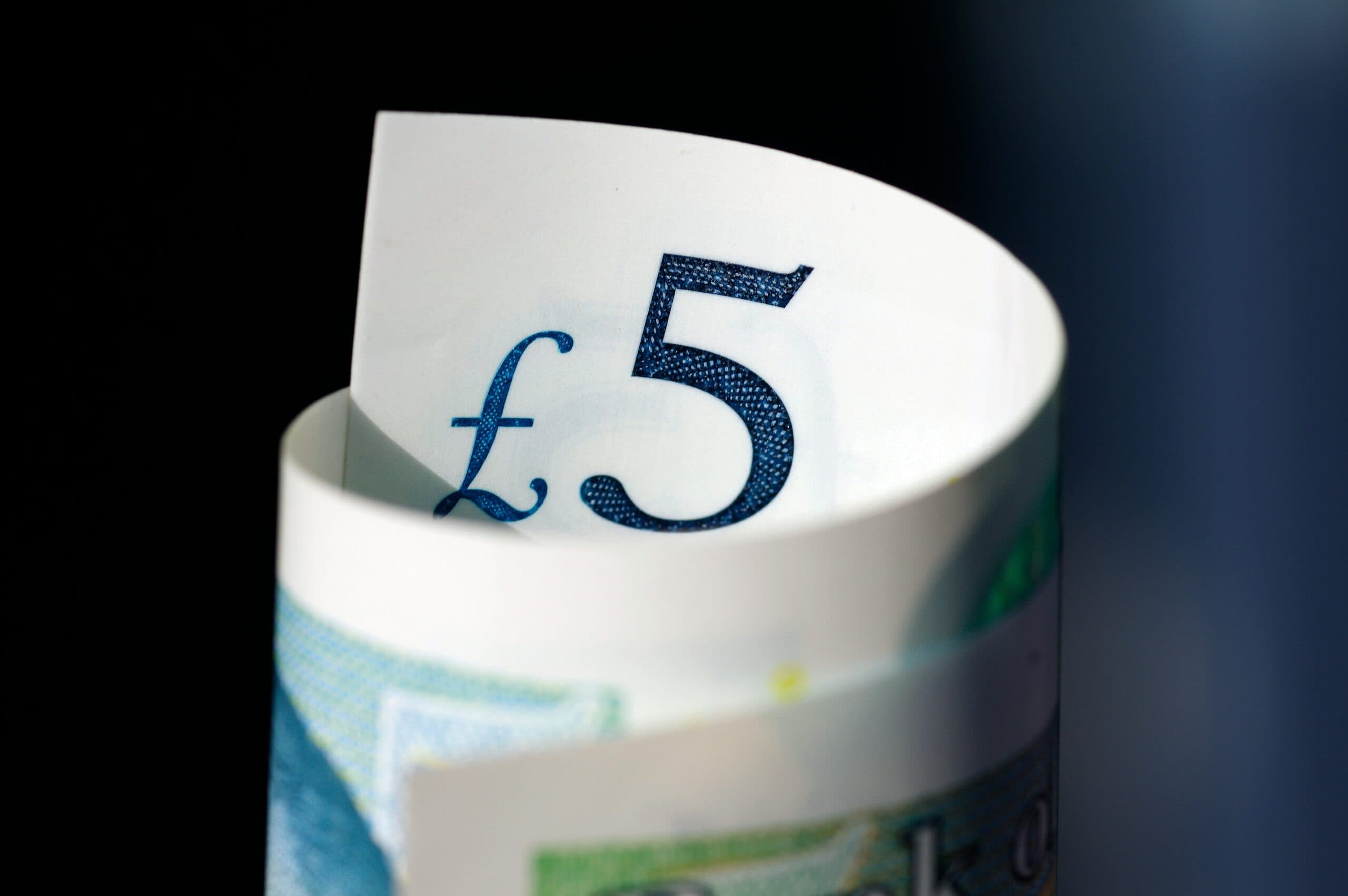 five pound note
