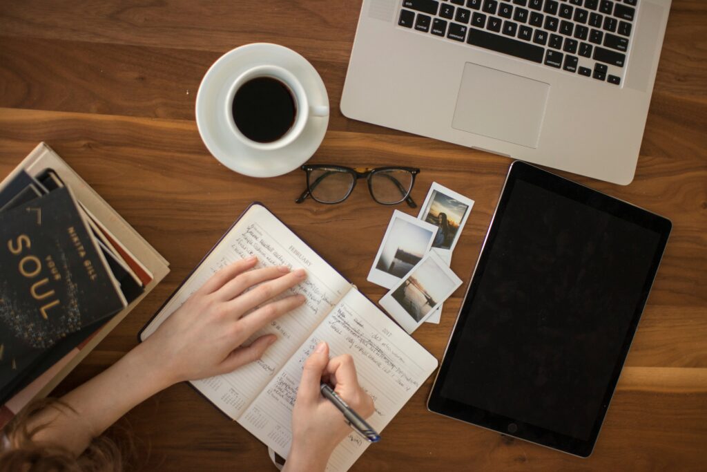 writing in a journal