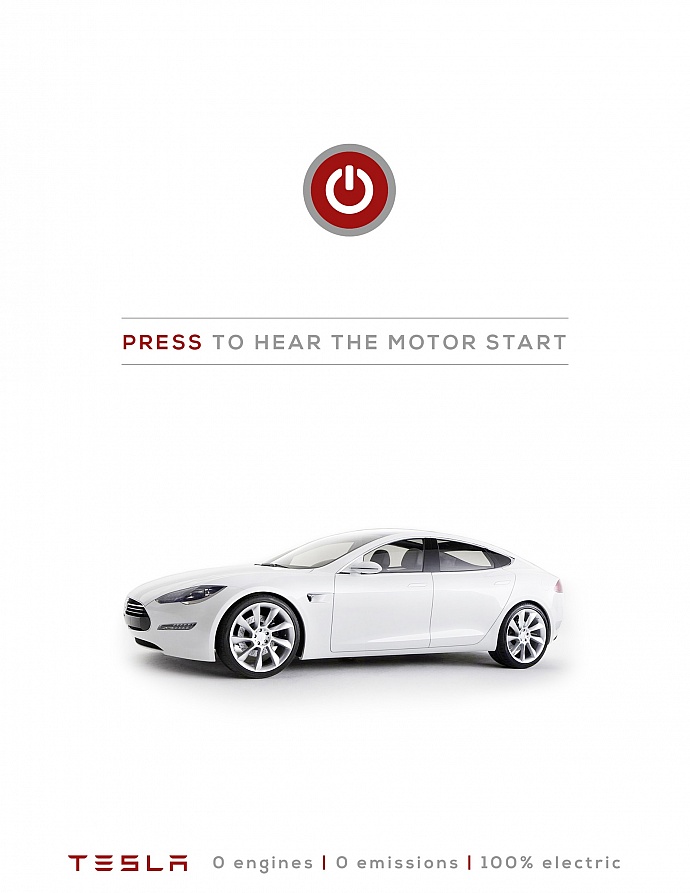 Tesla advert
