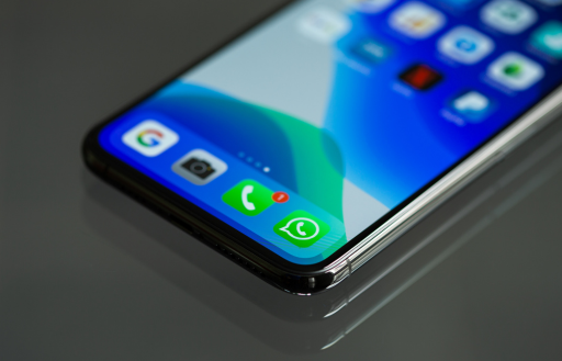 smartphone icon on phone