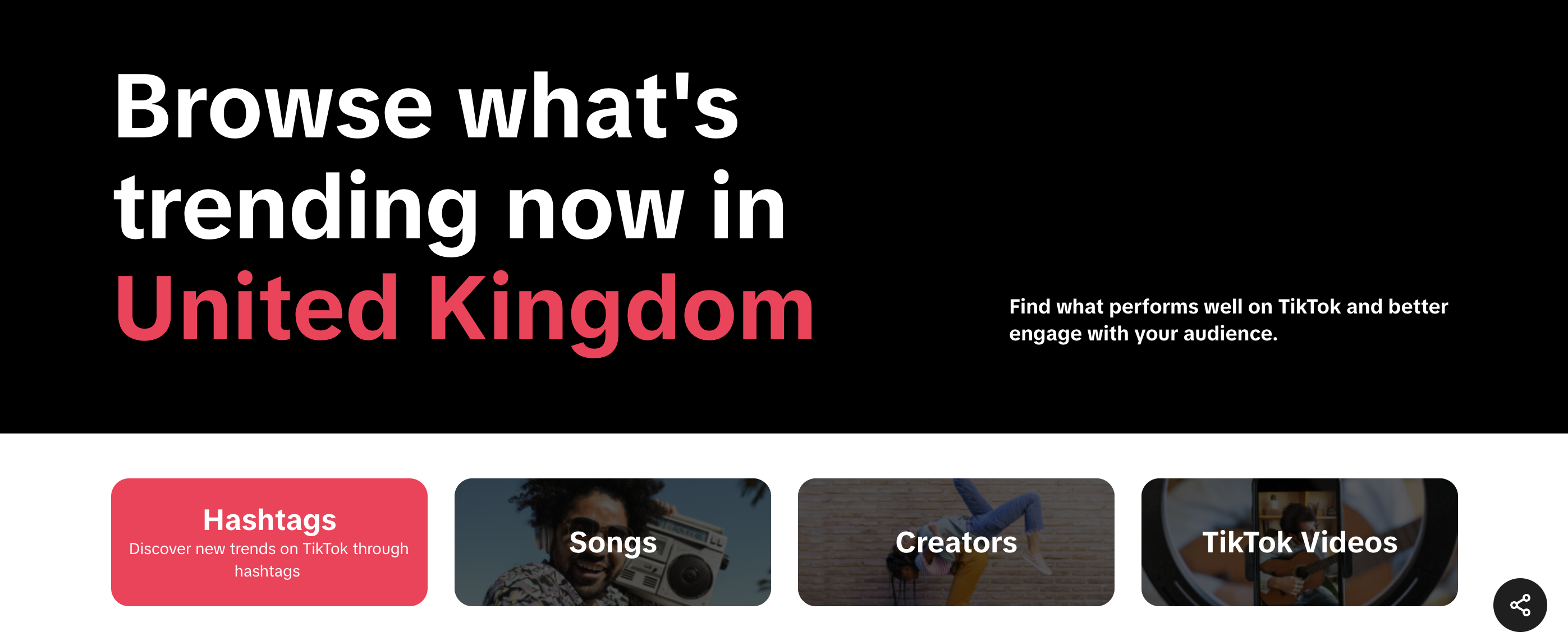 TikTok – browse what's trending feature