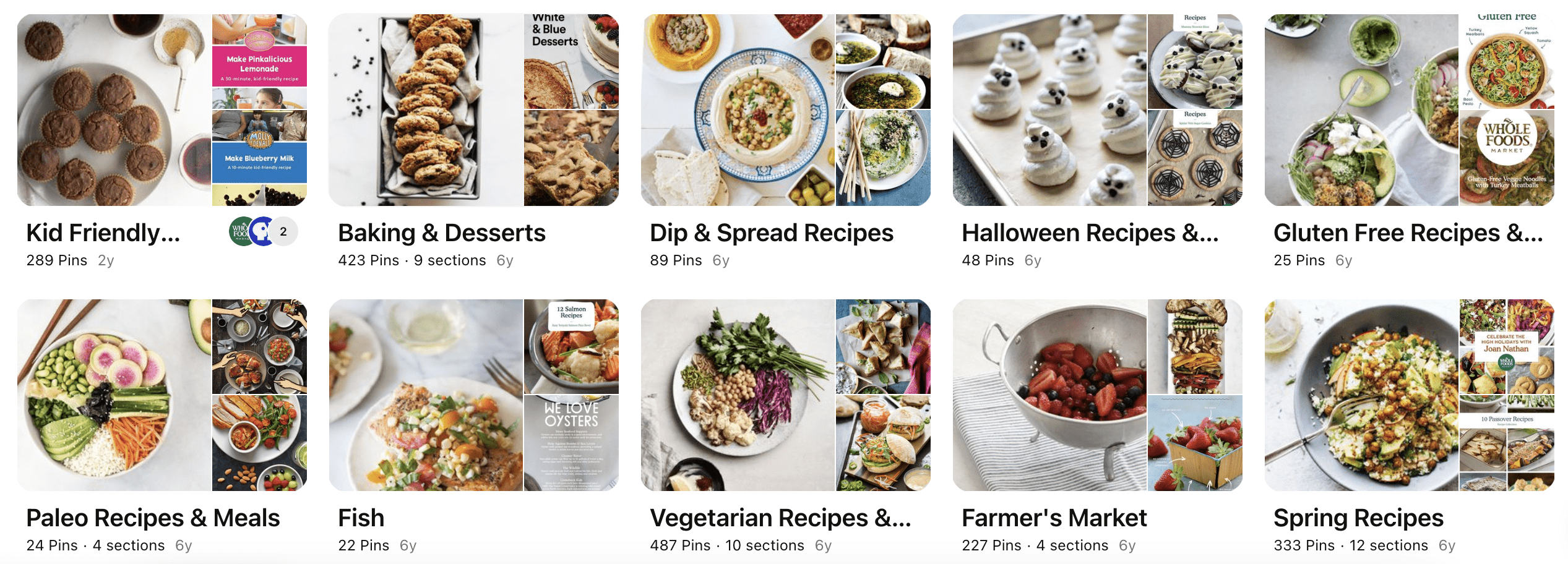 Wholefoods Pinterest collection