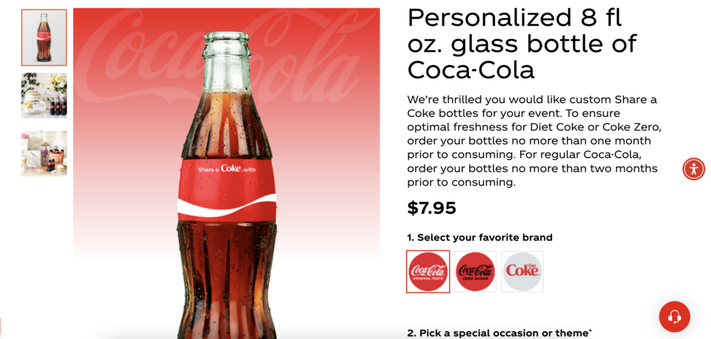 personalized coke bottle campaign