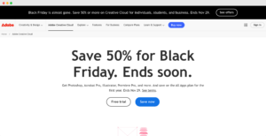 adobe black friday sale