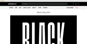 superbalist black friday page