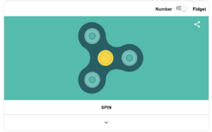 Fidget spinner on google