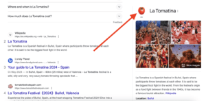 la tomatina google search