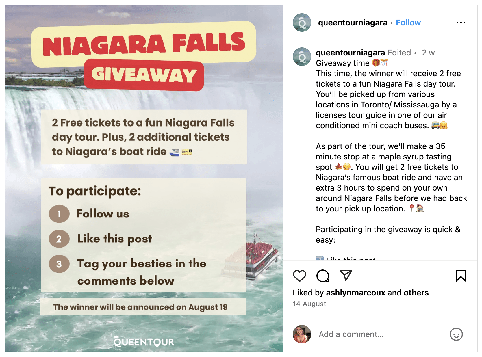 Giveaway Instagram Post