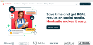 hootsuite homepage