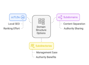 international website url structures