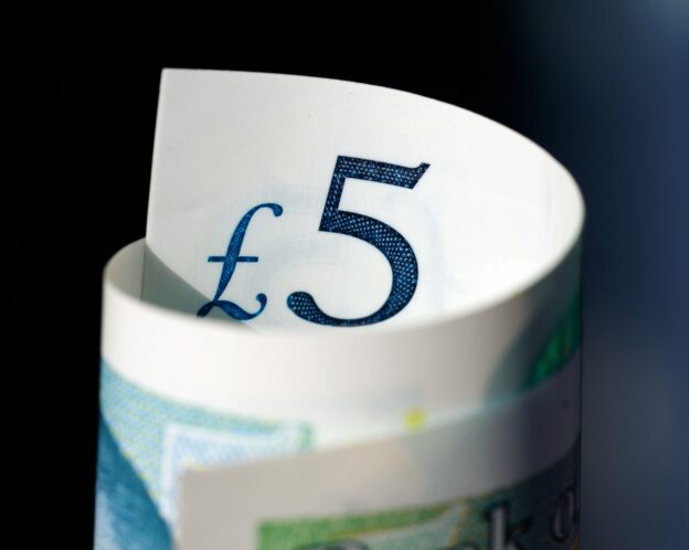 five pound note