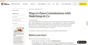 mailchimp affiliate program